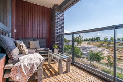 Balkong eller utsiktsbild