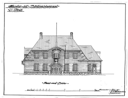 Illustrerad karta över fastigheten eller området