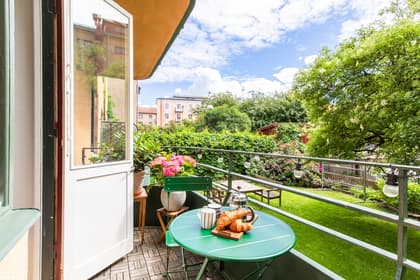 Balkong eller utsiktsbild