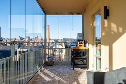 Balkong eller utsiktsbild