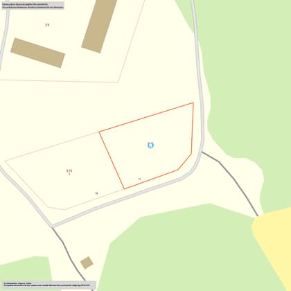 Illustrerad karta över fastigheten eller området