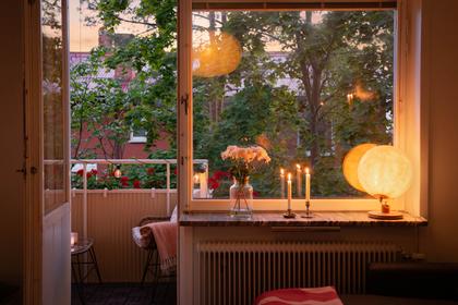 Balkong eller utsiktsbild