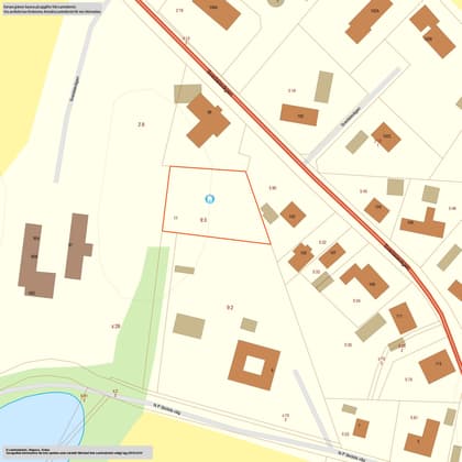 Illustrerad karta över fastigheten eller området