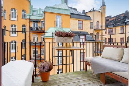 Balkong eller utsiktsbild