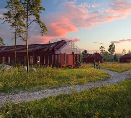 Balkong eller utsiktsbild