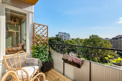 Balkong eller utsiktsbild