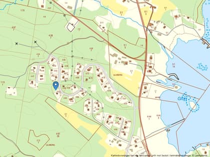 Illustrerad karta över fastigheten eller området