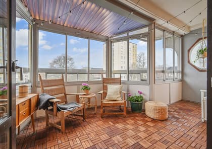 Balkong eller utsiktsbild