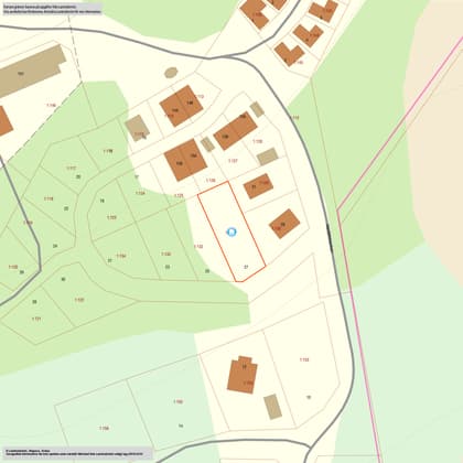 Illustrerad karta över fastigheten eller området