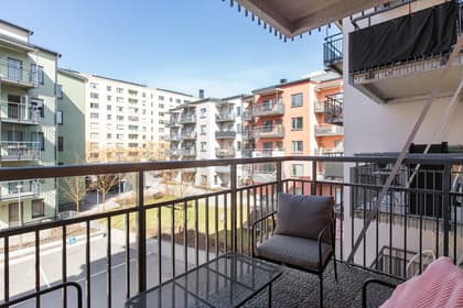 Balkong eller utsiktsbild