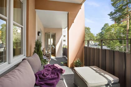 Balkong eller utsiktsbild