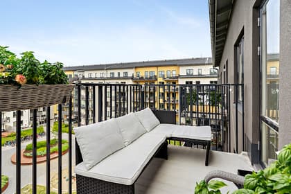 Balkong eller utsiktsbild