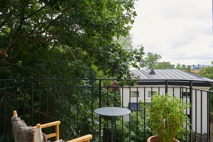 Balkong eller utsiktsbild