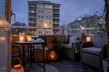 Balkong eller utsiktsbild