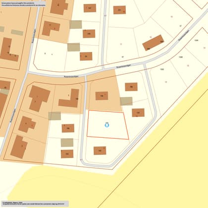 Illustrerad karta över fastigheten eller området