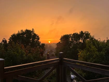 Balkong eller utsiktsbild