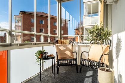 Balkong eller utsiktsbild