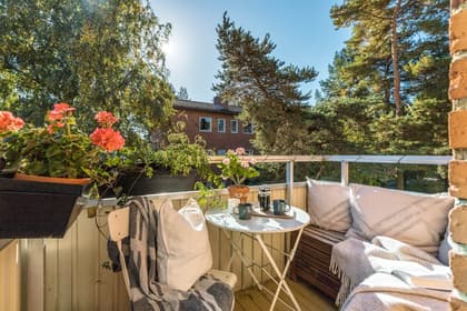 Balkong eller utsiktsbild