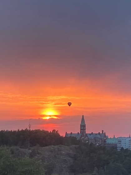 Balkong eller utsiktsbild