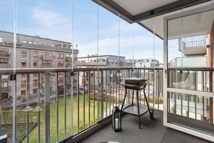 Balkong eller utsiktsbild