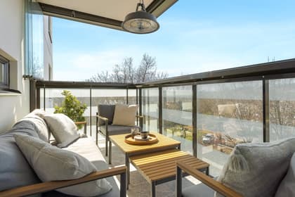 Balkong eller utsiktsbild