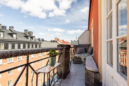 Balkong eller utsiktsbild