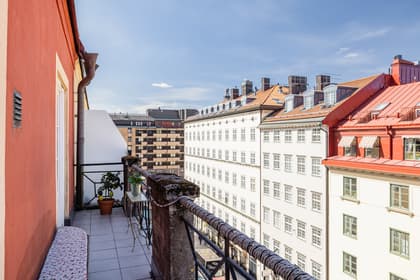 Balkong eller utsiktsbild