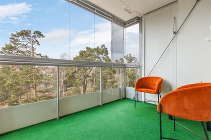 Balkong eller utsiktsbild