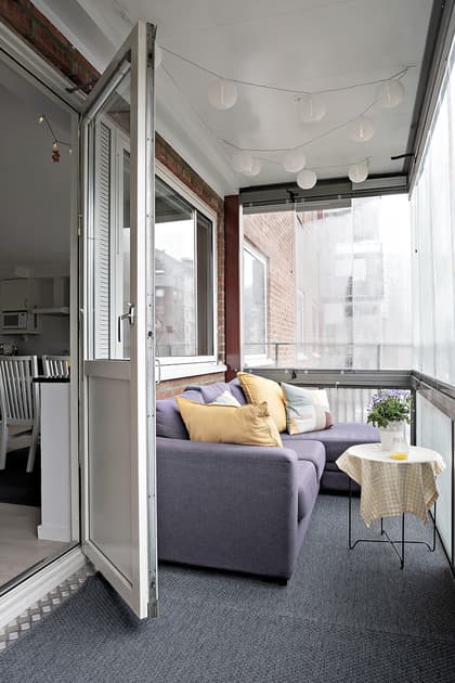 Balkong eller utsiktsbild