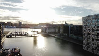 Balkong eller utsiktsbild