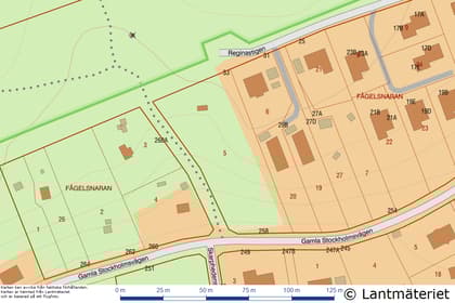 Illustrerad karta över fastigheten eller området