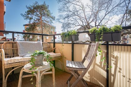 Balkong eller utsiktsbild