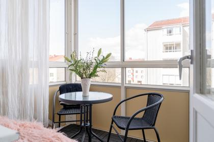 Balkong eller utsiktsbild