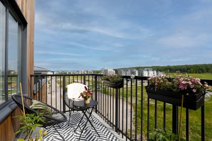 Balkong eller utsiktsbild