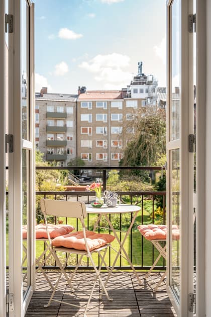 Balkong eller utsiktsbild