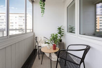 Balkong eller utsiktsbild