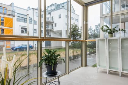 Balkong eller utsiktsbild