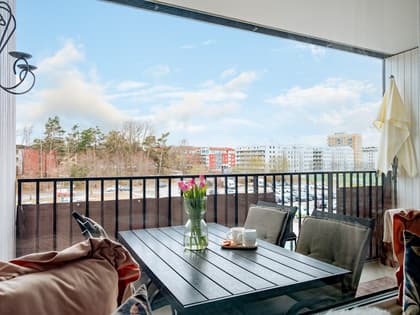 Balkong eller utsiktsbild