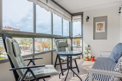 Balkong eller utsiktsbild