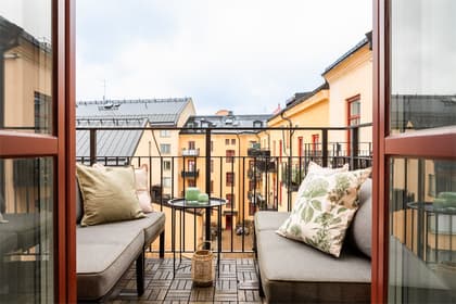 Balkong eller utsiktsbild