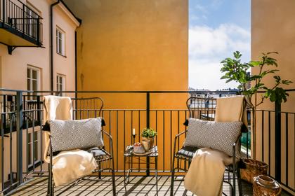 Balkong eller utsiktsbild