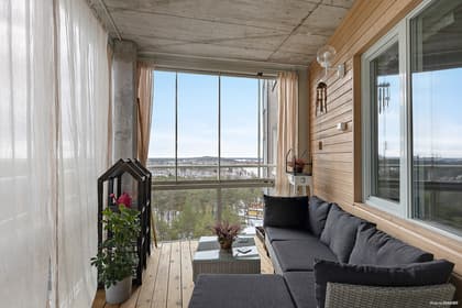 Balkong eller utsiktsbild