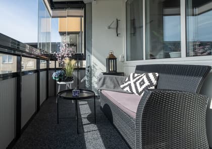 Balkong eller utsiktsbild