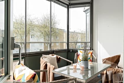 Balkong eller utsiktsbild