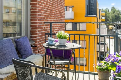 Balkong eller utsiktsbild