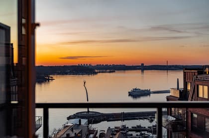 Balkong eller utsiktsbild