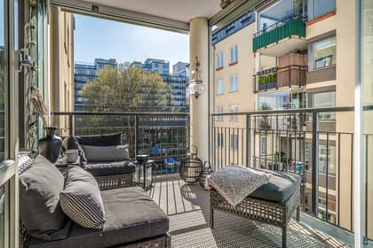 Balkong eller utsiktsbild