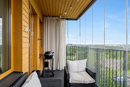 Balkong eller utsiktsbild