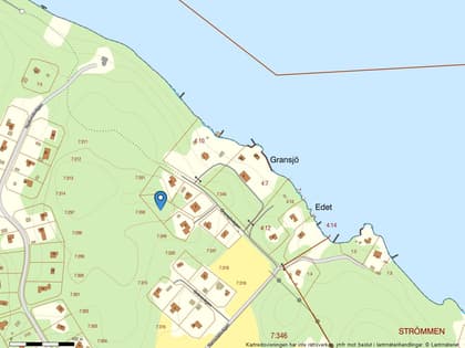 Illustrerad karta över fastigheten eller området