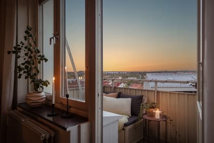 Balkong eller utsiktsbild